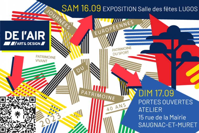 Journées Européennes du Patrimoine, Saugnac-et-Muret, DE L'AIR, Art & Design